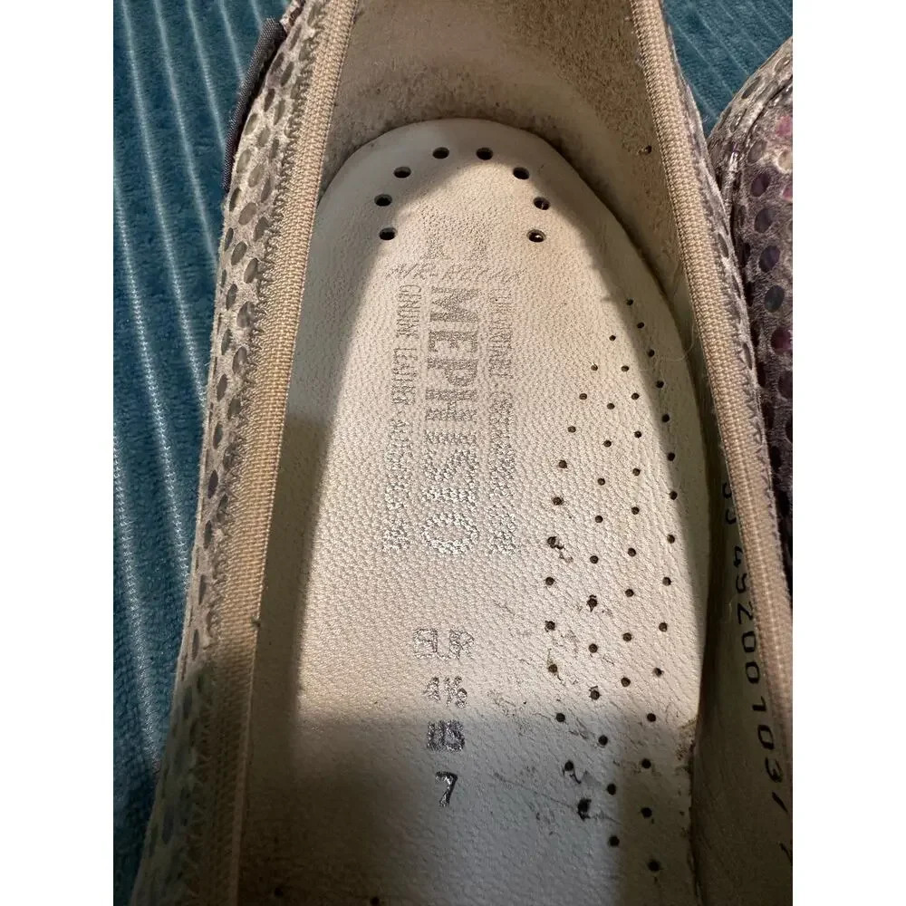 Mephisto Iridescent Polka Dot Ballet Flats Size 7 - Picture 4 of 5